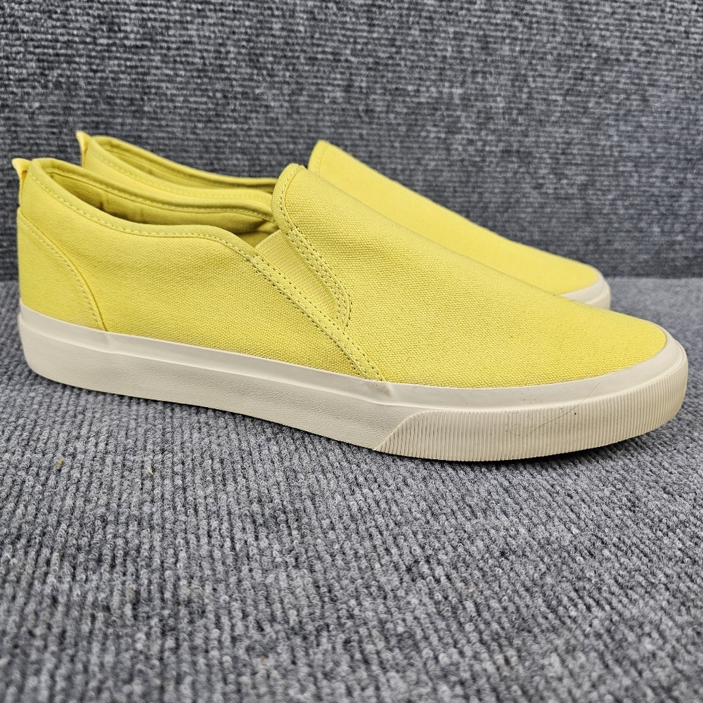 EVERLANE Yellow Slip On Boat Shoes Size 13 Women’s Beach Organic Summer NWOT